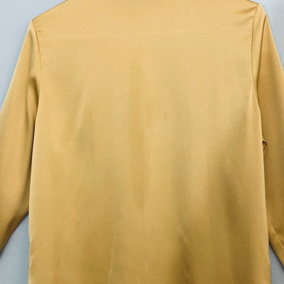 SHEIN gold sateen dress shirt S - Picture 10 of 10